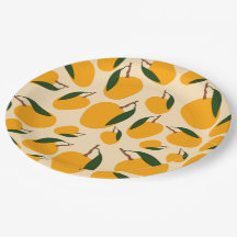 Padrão de Fruta Mango Summer
