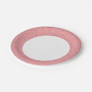 Prato De Papel Padrão de Kawaii com bolos bonitos