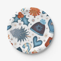 Padrão de Natal da Aquarela Festiva