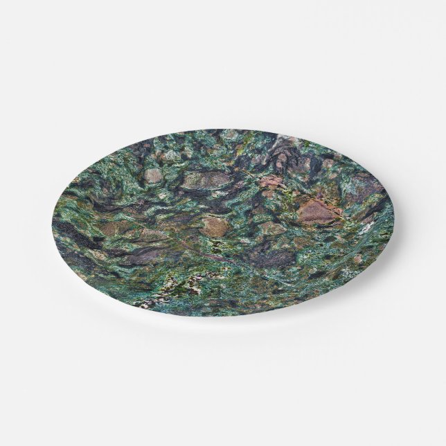 Prato De Papel Padrão de Pedra Natural (Inclinado)