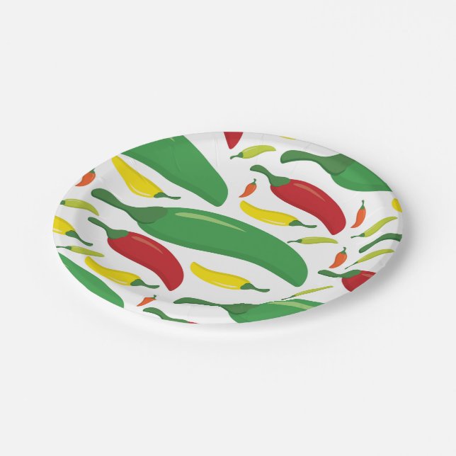Prato De Papel Padrão de pimenta (Inclinado)