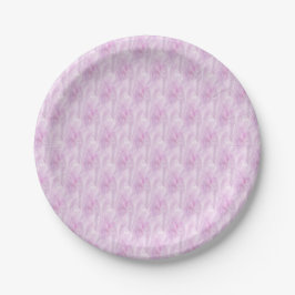 Prato De Papel Padrão de Satin Cor-de-Rosa na moda
