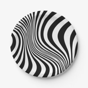 Prato De Papel Padrão de textura de Impressão de pele zebra-88488