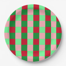 Padrão de xadrez de Natal contemporâneo