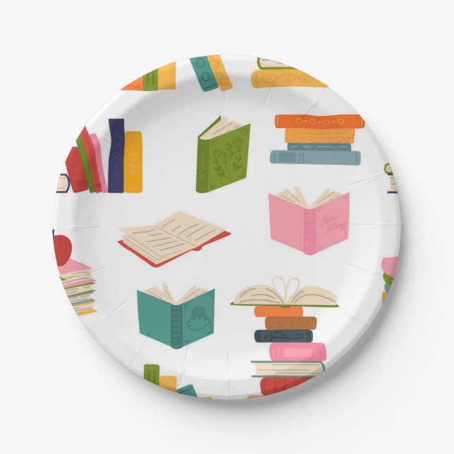 Prato De Papel Padrão do livro (Frente)
