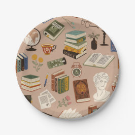 Prato De Papel Padrão do livro