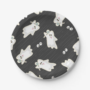 Prato De Papel padrão fantasma