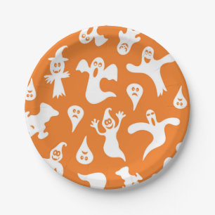 Prato De Papel padrão fantasma