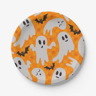 Prato De Papel padrão fantasma