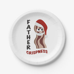 Prato De Papel Padre Crispness! Bacon