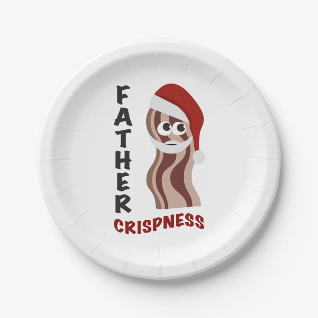 Prato De Papel Padre Crispness! Bacon (Frente)