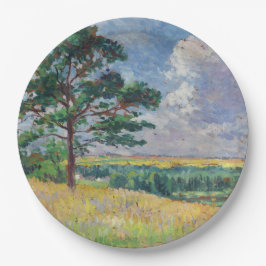 Prato De Papel Paisagem rural em Méréville, França (Arte)