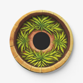 Prato De Papel Paleta da natureza: Placas de papel projetadas