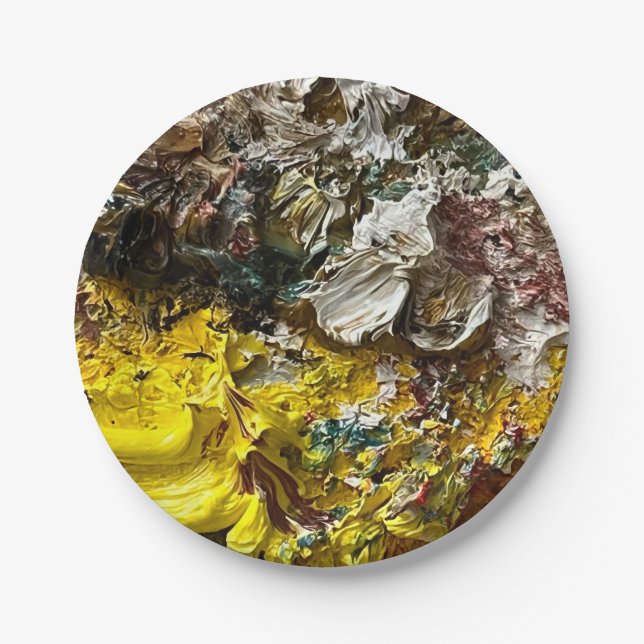 Prato De Papel Paleta de artistas #1 (Frente)