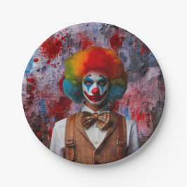 Prato De Papel Palhaço 2