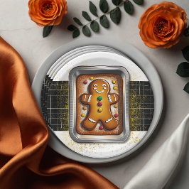 Prato De Papel Pão moderno em Pan Chá de fraldas