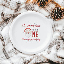 Papai Noel de Primeiro Aniversário de Natal