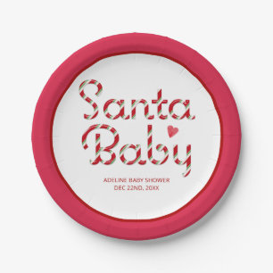 Prato De Papel Papais noeis Chás de fraldas de Natal