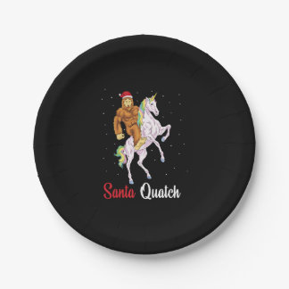 Prato De Papel Papais noeis de Natal Bigfoot Sasquatch Quatch Yet