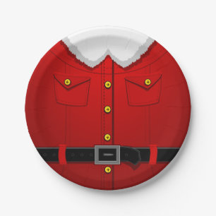 Prato De Papel Papais noeis de Natal Papel Placas Festivas Festas