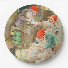 Prato De Papel Papais noeis de Natal suecos (por Jenny Nyström)