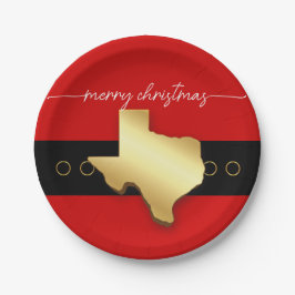 Prato De Papel Papais noeis Texas Belt Buckle Natal