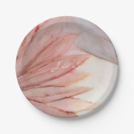 Prato De Papel Papéis Casados Adoráveis em Pinks e Lavandas