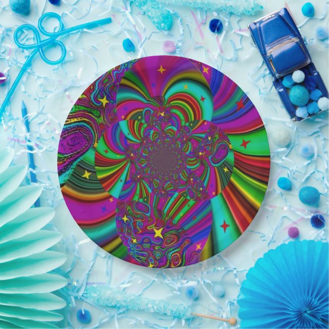 Prato De Papel Papéis de festa "Master Wizard Fantasy" (Festa)