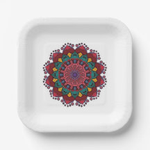 Papéis de Flor Mandala