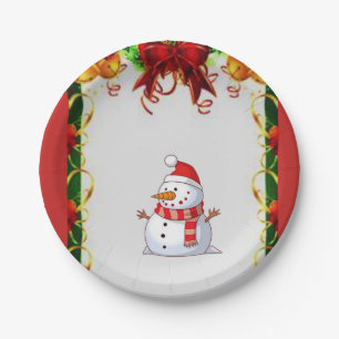 Prato De Papel Papéis de Natal