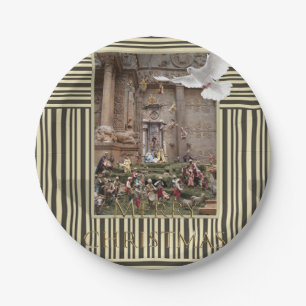 Prato De Papel Papéis de Natal, Feliz Natal Jesus