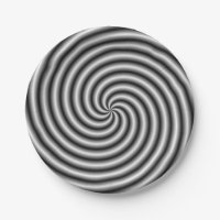 Papel coloca a espiral em preto e branco