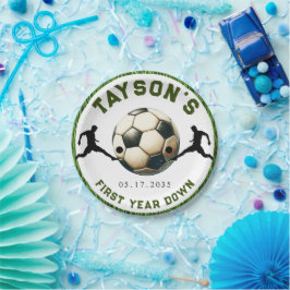 Prato De Papel Papel de primeiro aniversario para Baixo no Primei