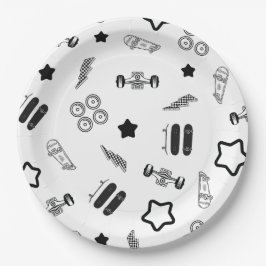 Prato De Papel Papel de skate Placas 9"