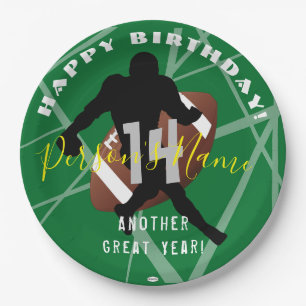 Prato De Papel Papel de Tema de FUTEBOL PlacaHAMbyWG Placas de Pa