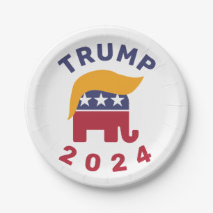 Prato De Papel Papel para cabelos engraçados