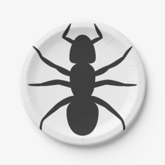 Prato De Papel Papel personalizado ANTS Placas de 7"