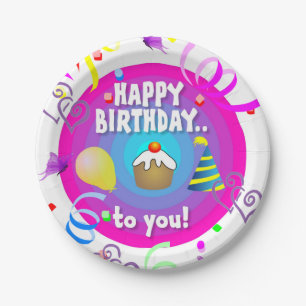 Prato De Papel Papelada, Parabéns para você