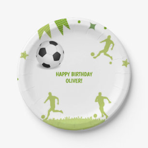Prato De Papel Papelão de futebol Papelão de futebol