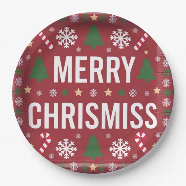 Prato De Papel Paper Plate (Frente)