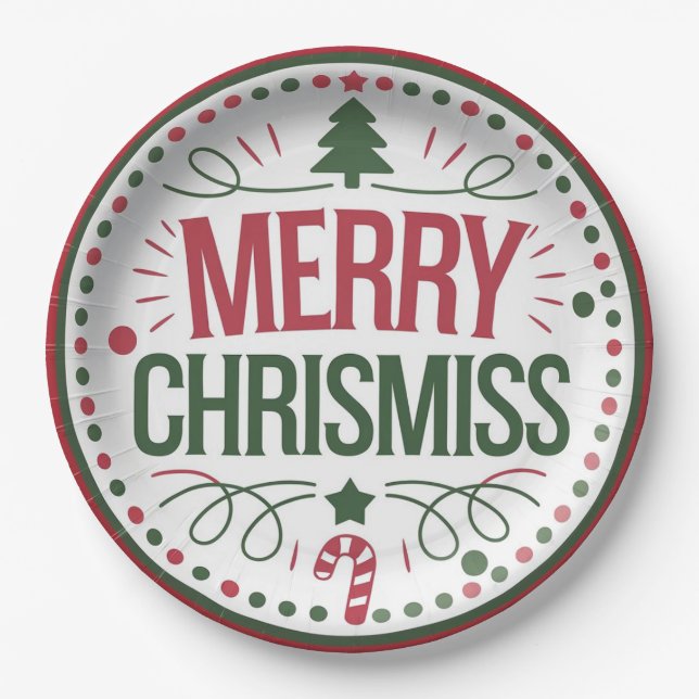 Prato De Papel Paper Plate (Frente)