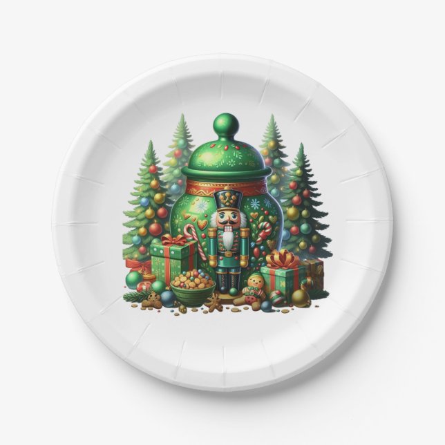 Prato de Papel (Paper Plate) Quebra-Nozes (Frente)