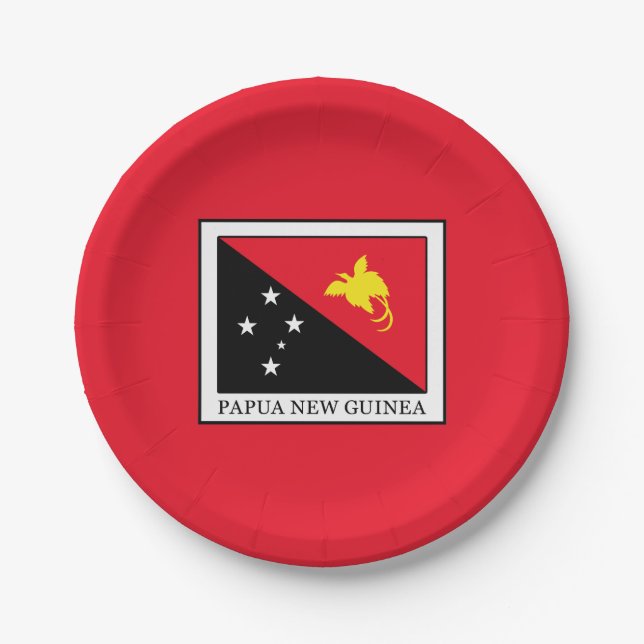 Prato De Papel Papua-Nova Guiné (Frente)