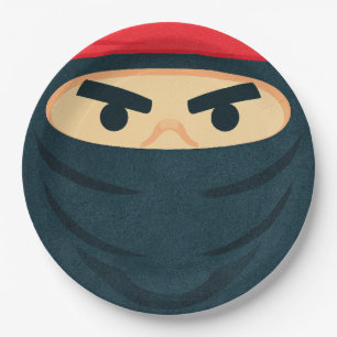 Prato de Papel para Festa de Aniversário Ninja War