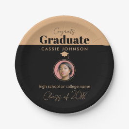 Prato De Papel Parabéns Classe de Formando de 2023