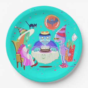 Prato De Papel Parabéns Frankie (cor)