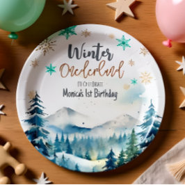 Prato De Papel Parabéns maravilhosamente