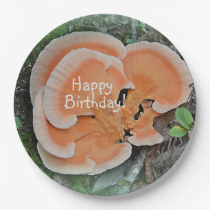 Prato De Papel Parabéns para Mushroom