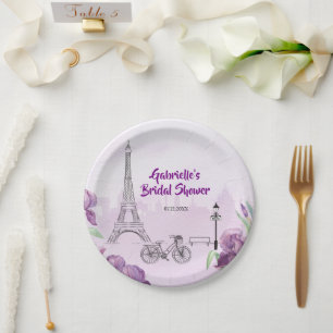 Prato De Papel Paris Purple Iris French