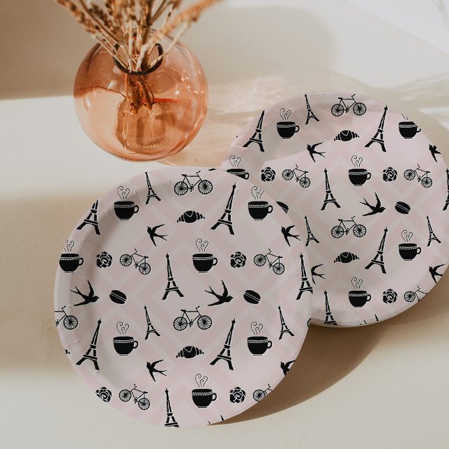 Prato De Papel Paris Romance Patterned (Criador carregado)